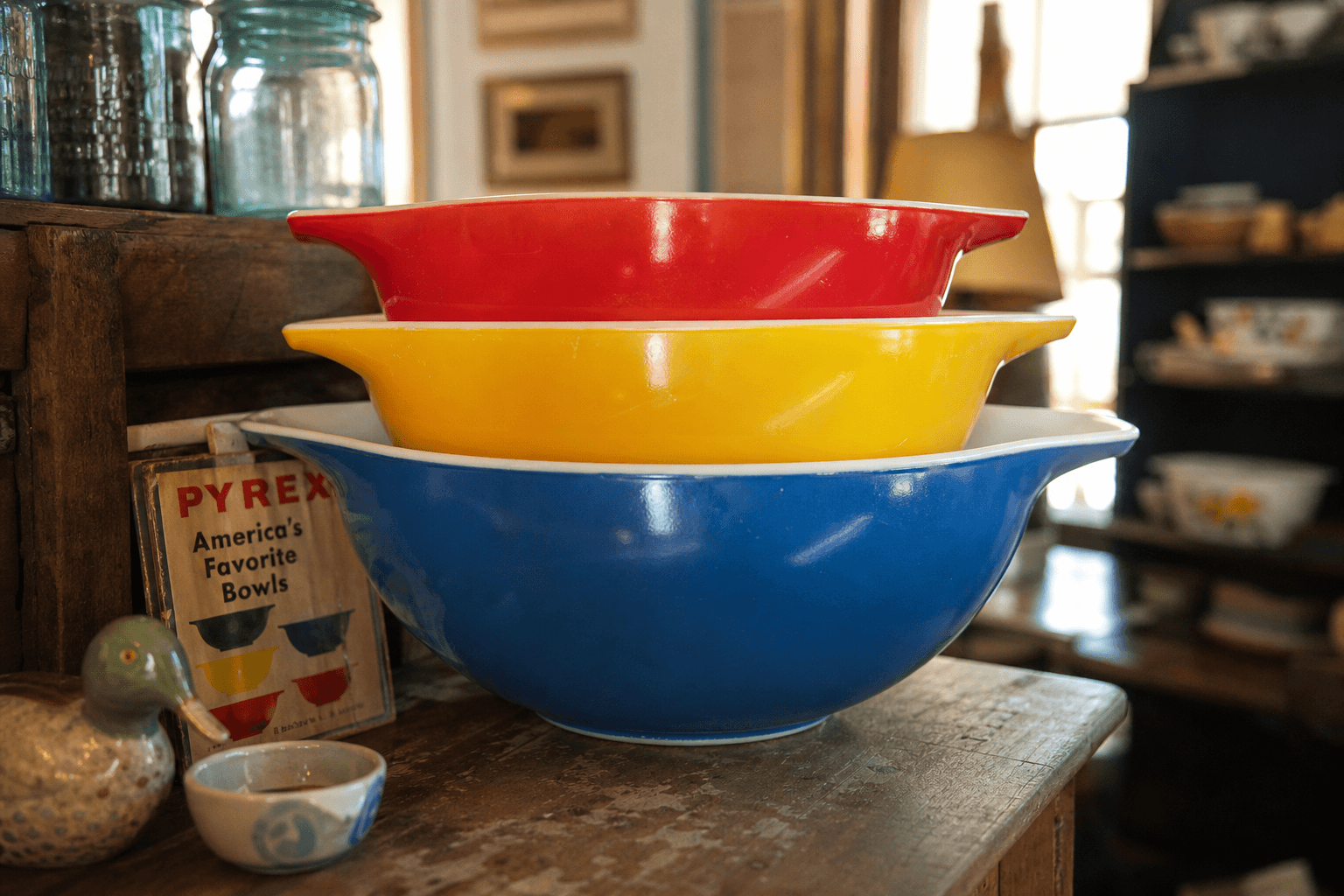 Vintage kitchenware through decades